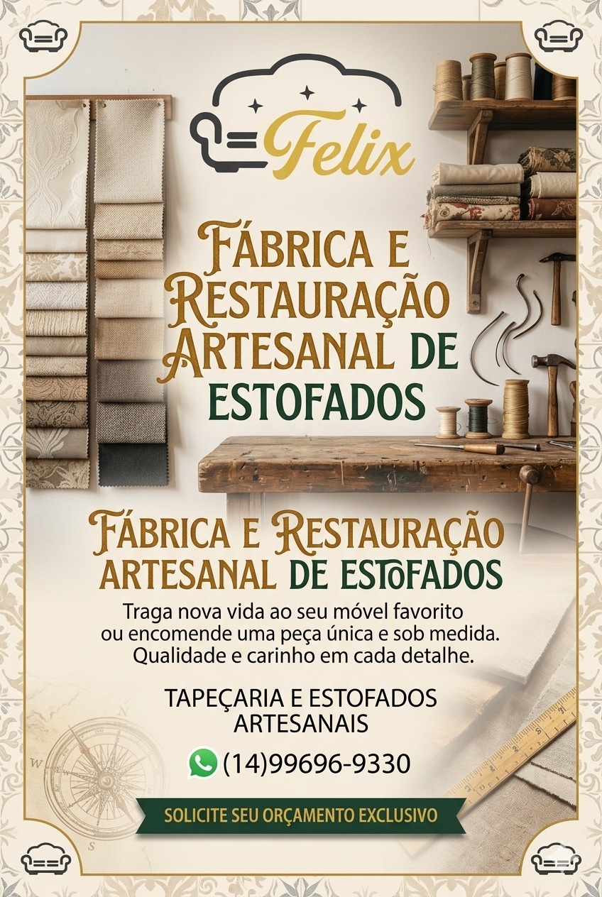 Felix Estofados Artesanais... solução em conforto e qualidade.